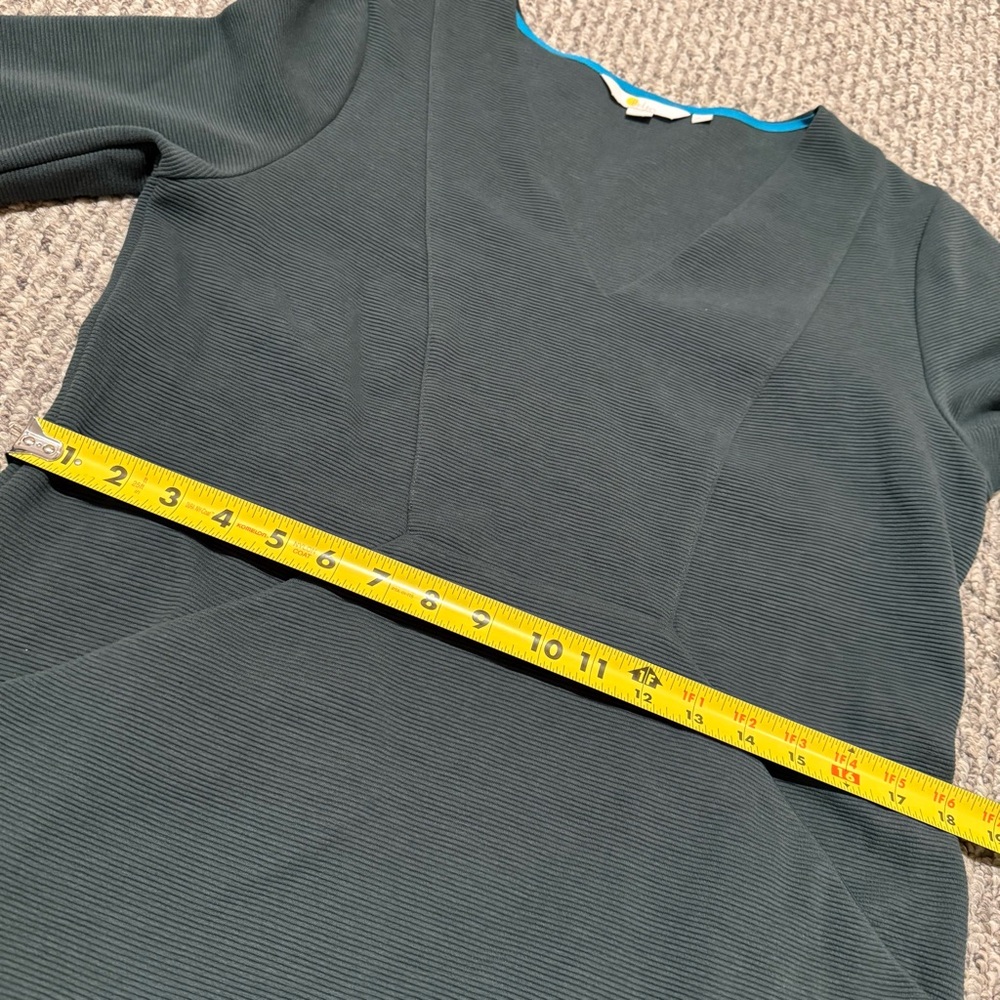 Boden Bronte Ottoman Green Dress - Picture 5 of 10
